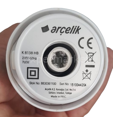 Arçelik K 8138 HB In Love Blender Seti Motor Dişlisi