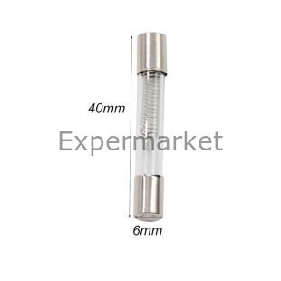 Bir Çok Markaya Uygun Mikrodalga Fırın Cam Sigorta 5 KV 0.8A ( 4 Cm Uzunluk )