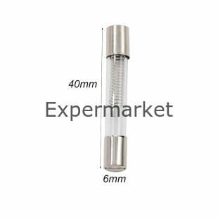 Bir Çok Markaya Uygun Mikrodalga Fırın Cam Sigorta 5 KV 0.8A ( 4 Cm Uzunluk )