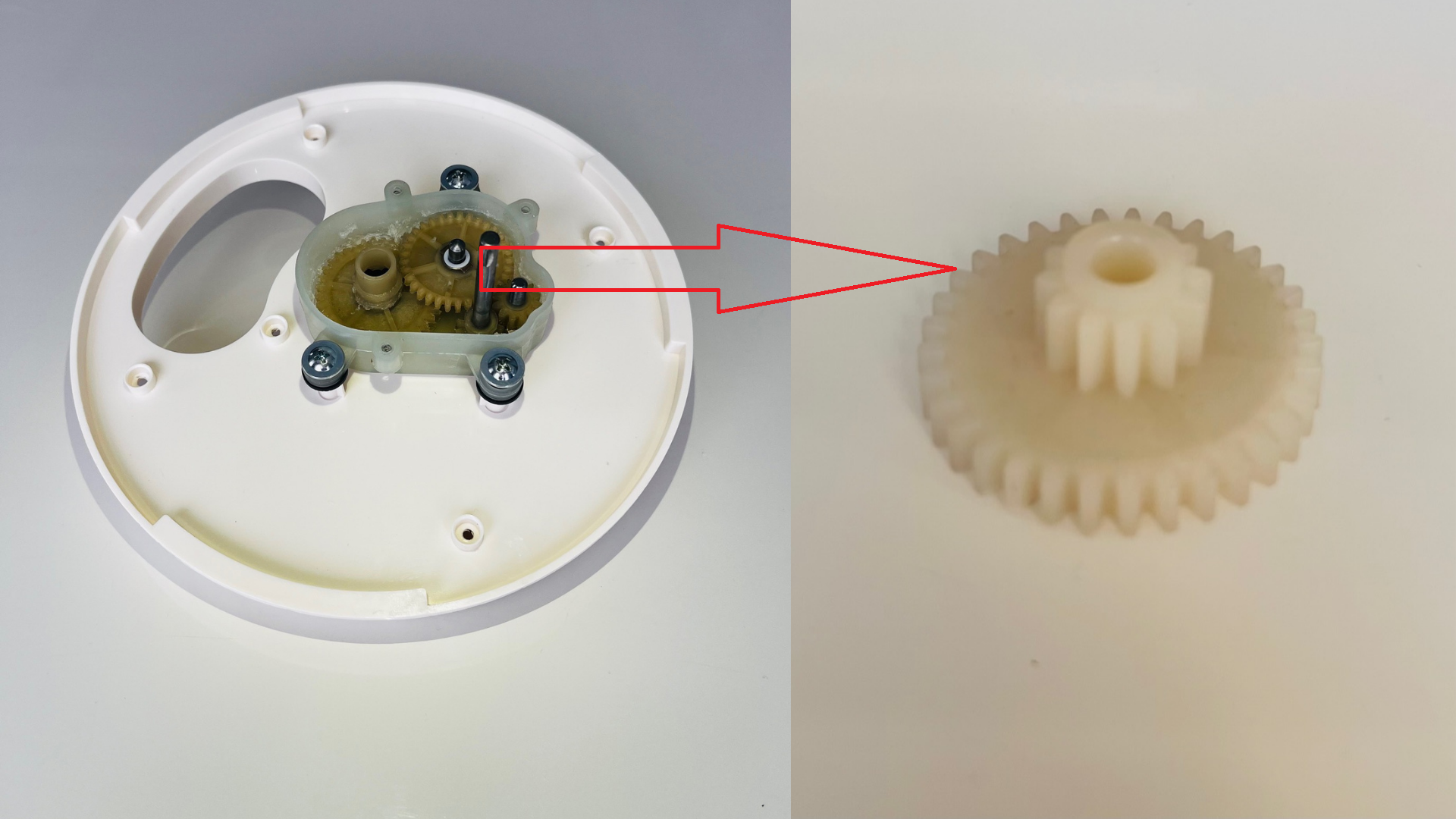 King P 957 Blender Hazne Kapağı Aktarma Orta Dişlisi - Tip 3