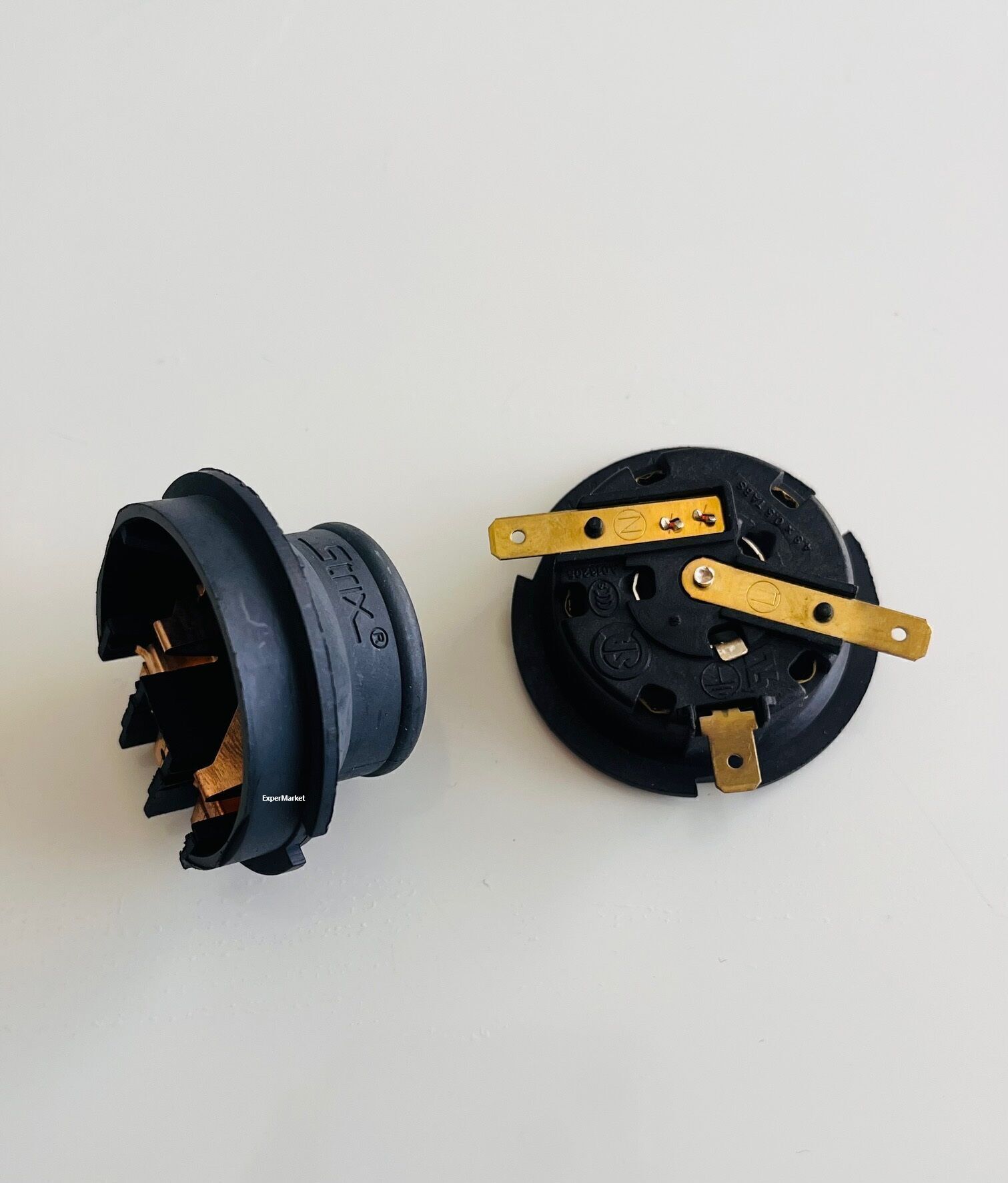 Goldmaster Çay Makinası Alt Termostatı Ve Konnektörü -  Yuvarlak Strix Takım