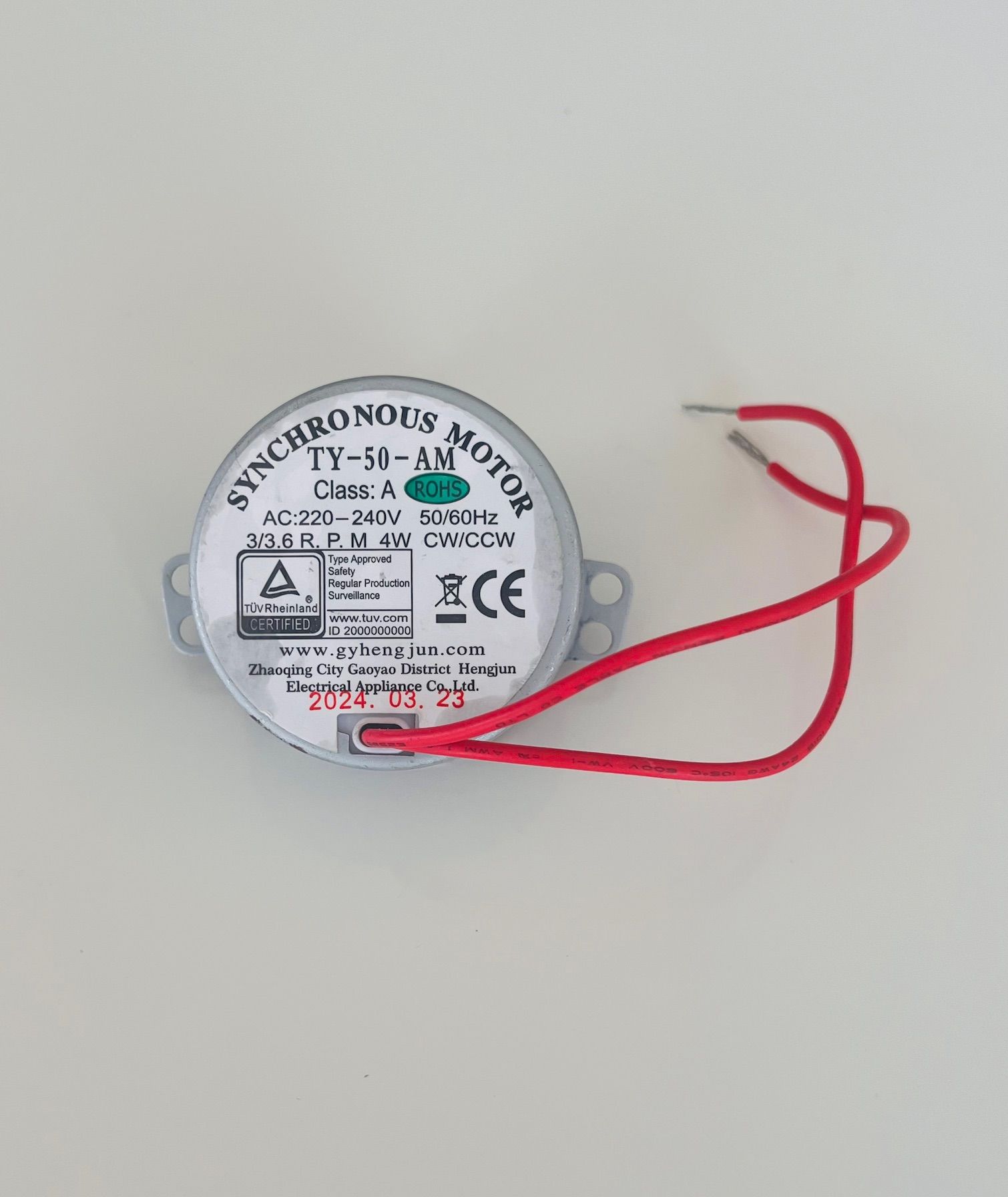 240V Vantilatör Sağ-Sol Dönme Salınım Elektronik Motoru - 1 Adet