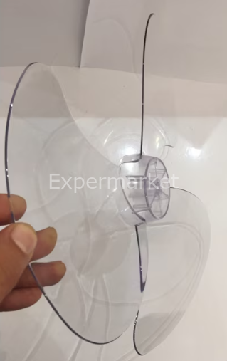 ALF DSIV-102 Orjinal Vantilatör Pervanesi Sert Plastik ( Mika ) Güçlü Sessiz Üfleme - 1 Adet